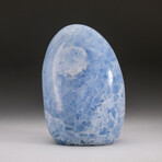 Genuine Polished Blue Calcite Freeform V1