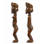 Pair of Kuba Figures // D.R. Congo