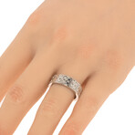 Sterling Silver Gancini Ring // Ring Size: 7.75 // Store-Display