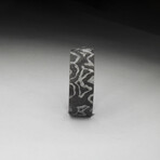 Damascus Carbon Fiber Ring // Brass Core (7)