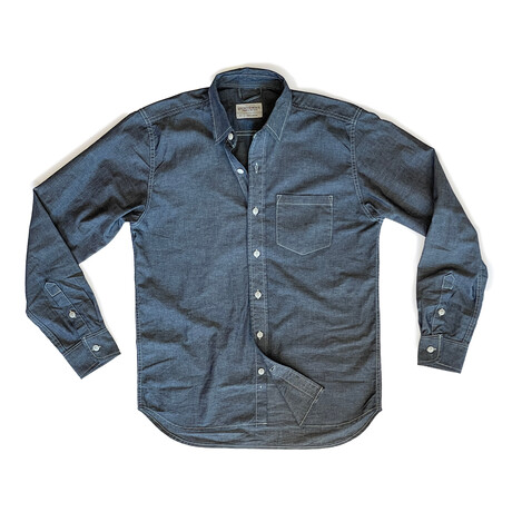 Dean Classic Chambray Shirt // Indigo (XL)