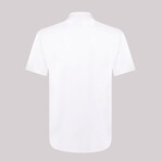 Short Sleeve Button-Up Shirt // White (XL)