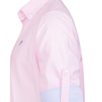 Classic Button-Up Shirt // Pink (S)