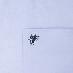 Short Sleeve Button-Up Shirt // Blue (XL)