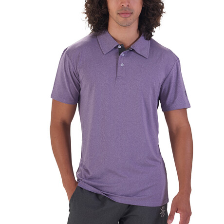 Ace Short Sleeve Active Polo // Purple (S)