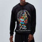 2Pac Sweatshirt V2 // Black (2XL)