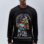 2Pac Sweatshirt V2 // Black (XL)