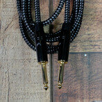 KLOS Silent Guitar Cable // Angled (10 feet)