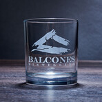 Texas Pot Still Bourbon + Balcones Rocks Glasses