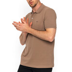 Jackson Short Sleeve Polo // Brown (S)