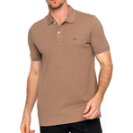 Jackson Short Sleeve Polo // Brown (S)