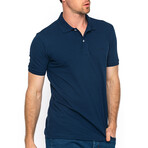 Leo Short Sleeve Polo // Navy (S)