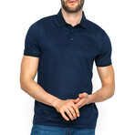 Yannis Short Sleeve Polo // Navy (L)