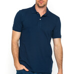 Leo Short Sleeve Polo // Navy (S)