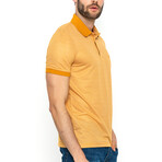 Solid Collar Short Sleeve Polo // Saffron (3XL)