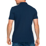 Leo Short Sleeve Polo // Navy (S)