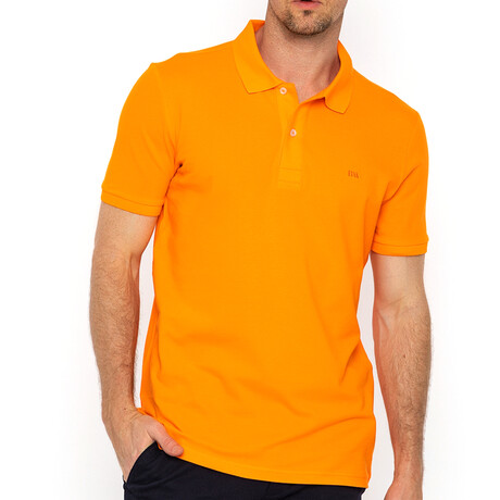 Griffin Short Sleeve Polo // Orange (S)