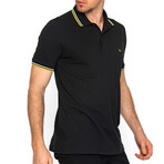 Derek Short Sleeve Polo // Black (2XL)