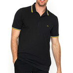Derek Short Sleeve Polo // Black (2XL)
