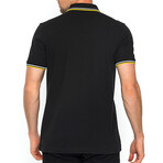 Derek Short Sleeve Polo // Black (2XL)