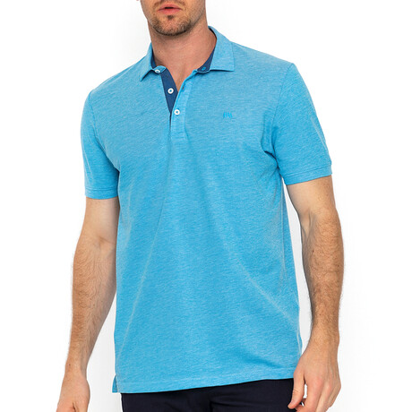 Remi Short Sleeve Polo // Turquoise (S)