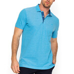 Remi Short Sleeve Polo // Turquoise (S)