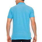 Remi Short Sleeve Polo // Turquoise (S)