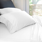 SHEEX Essential Performance Sheet Set // Bright White (King/Cal King)