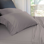 SHEEX Essential Performance Sheet Set // Pewter (Queen)