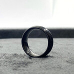 Tungsten Carbide Groove Design Ring // 8mm // Matte Finish (Size 8)