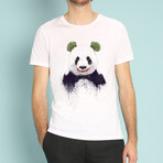 Joker Panda T-Shirt // White (L)