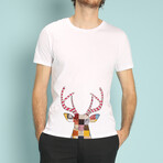 Oh My Deer T-Shirt // White (L)