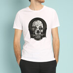 Manor Skull T-Shirt // White (S)