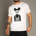 Dead Mouse T-Shirt // White (M)