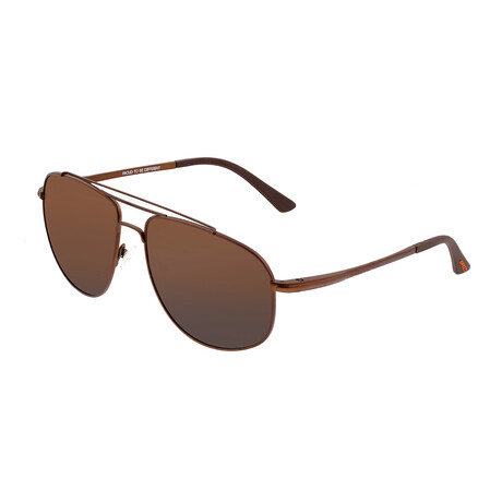 Asteroid Polarized Sunglasses // Brown Frame + Brown Lens