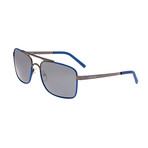 Draco Polarized Sunglasses // Gunmetal Frame + Black Lens