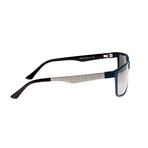 Vulpecula Polarized Sunglasses // Blue Frame + Black Lens