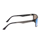 Vulpecula Polarized Sunglasses // Gunmetal Frame + Blue-Green Lens