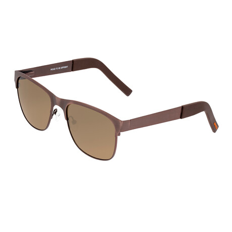 Hypnos // Titanium Polarized Sunglasses // Brown Frame + Brown Lens (Bronze Frame + Silver Lens)