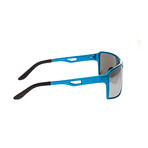 Centaurus Polarized Sunglasses // Blue Frame + Silver Lens (Black Frame + Blue Green Lens)