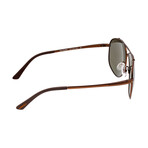 Asteroid Polarized Sunglasses // Brown Frame + Brown Lens