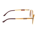 Orion Polarized Sunglasses // Gold Frame + Brown Lens
