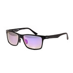 Vulpecula Polarized Sunglasses // Black Frame + Purple Lens