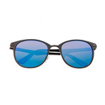 Cetus Polarized Sunglasses // Gunmetal Frame + Blue Lens