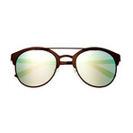 Phoenix Polarized Sunglasses // Brown Frame + Celeste Lens