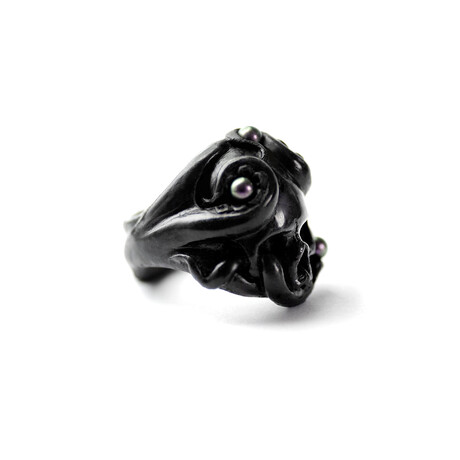 Octopus Ring // Black (5)