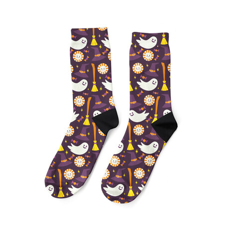 Ghosts + Witches Socks