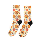 Happy Jack-O-Lantern Socks