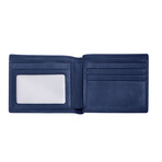 Locke Bi-Fold Wallet // Blue