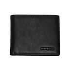 Locke Bi-Fold Wallet // Black